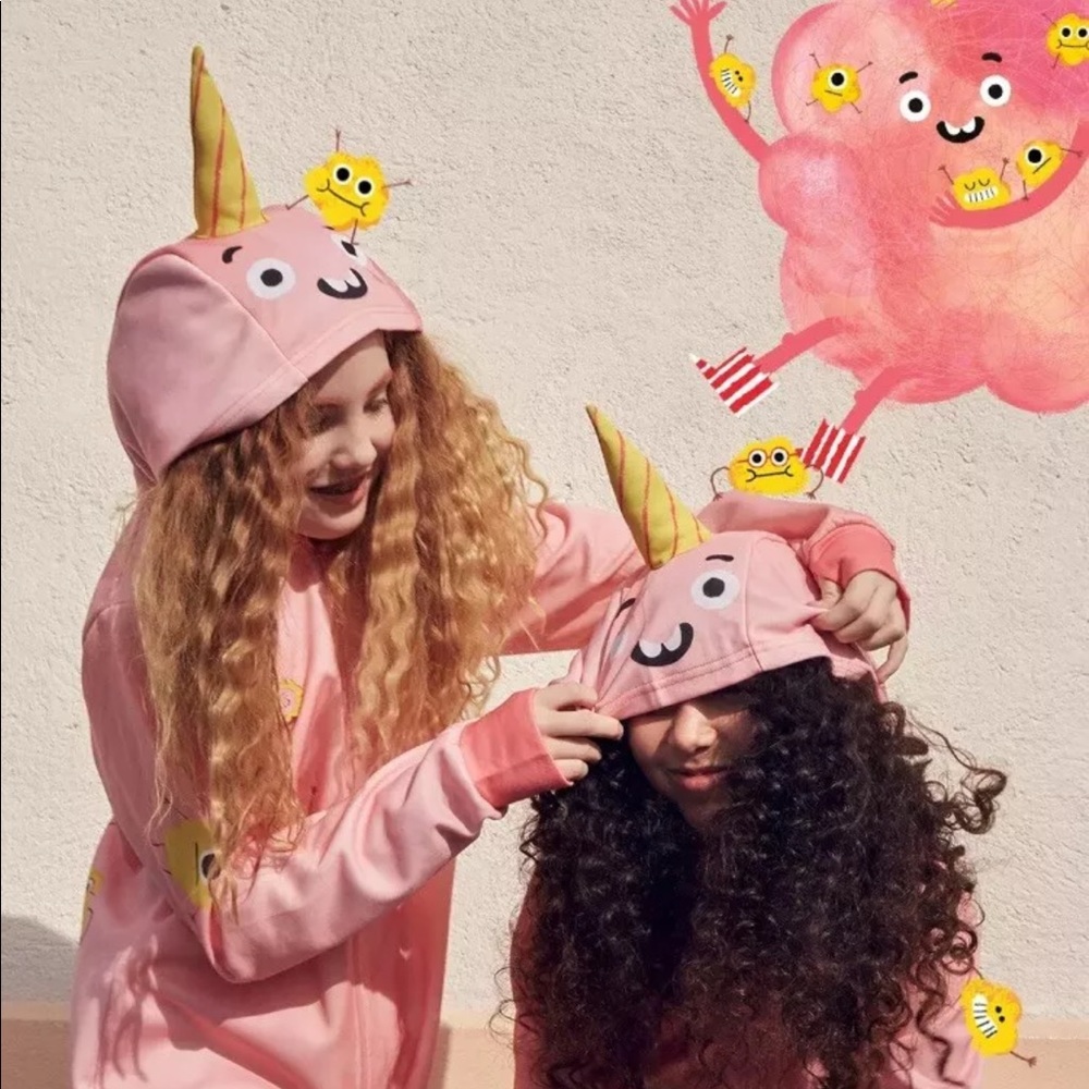 Chobani Poppin Cotton Candy Onesie Unicorn Costume